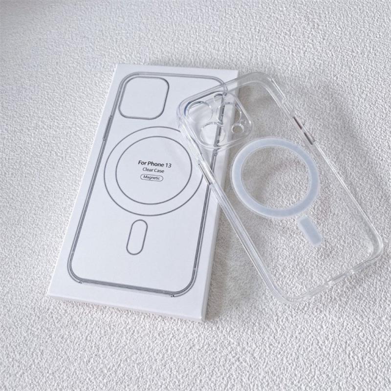 IPHONE 13 PROMAX CLEAR MAGNETIC CASE ( MAGSAFE)